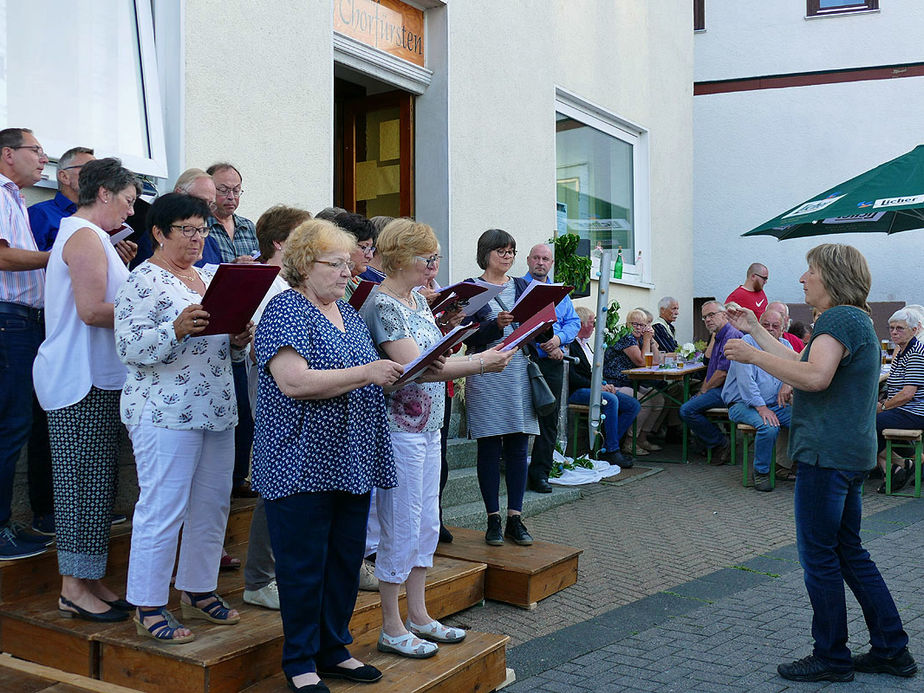 Sommerserenade vor dem "Chorfürst" (Foto: Karl-Franz Thiede)